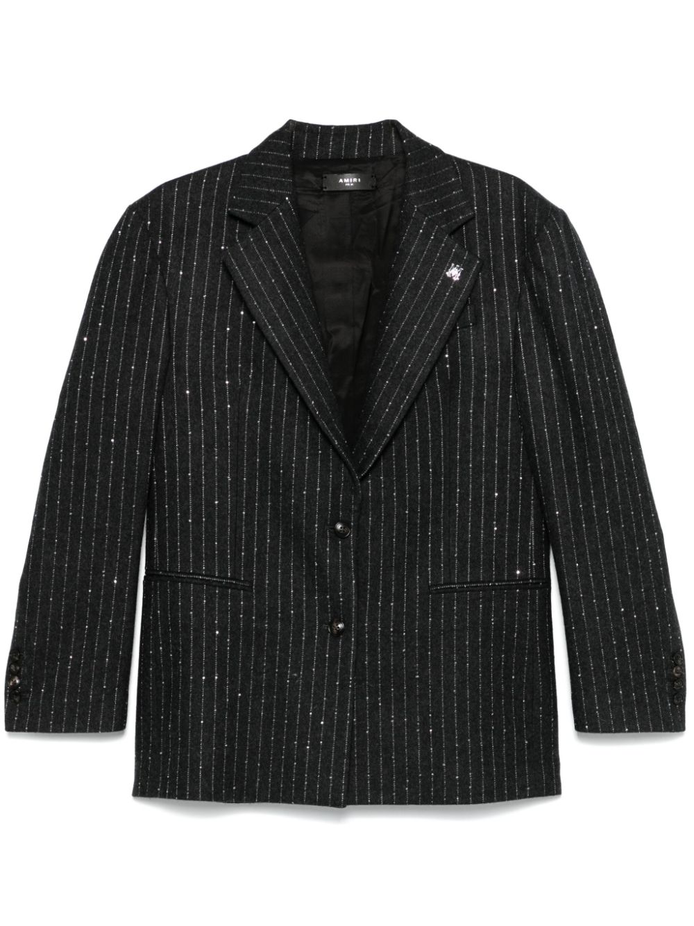 AMIRI sequin-pinstripe blazer - Grey