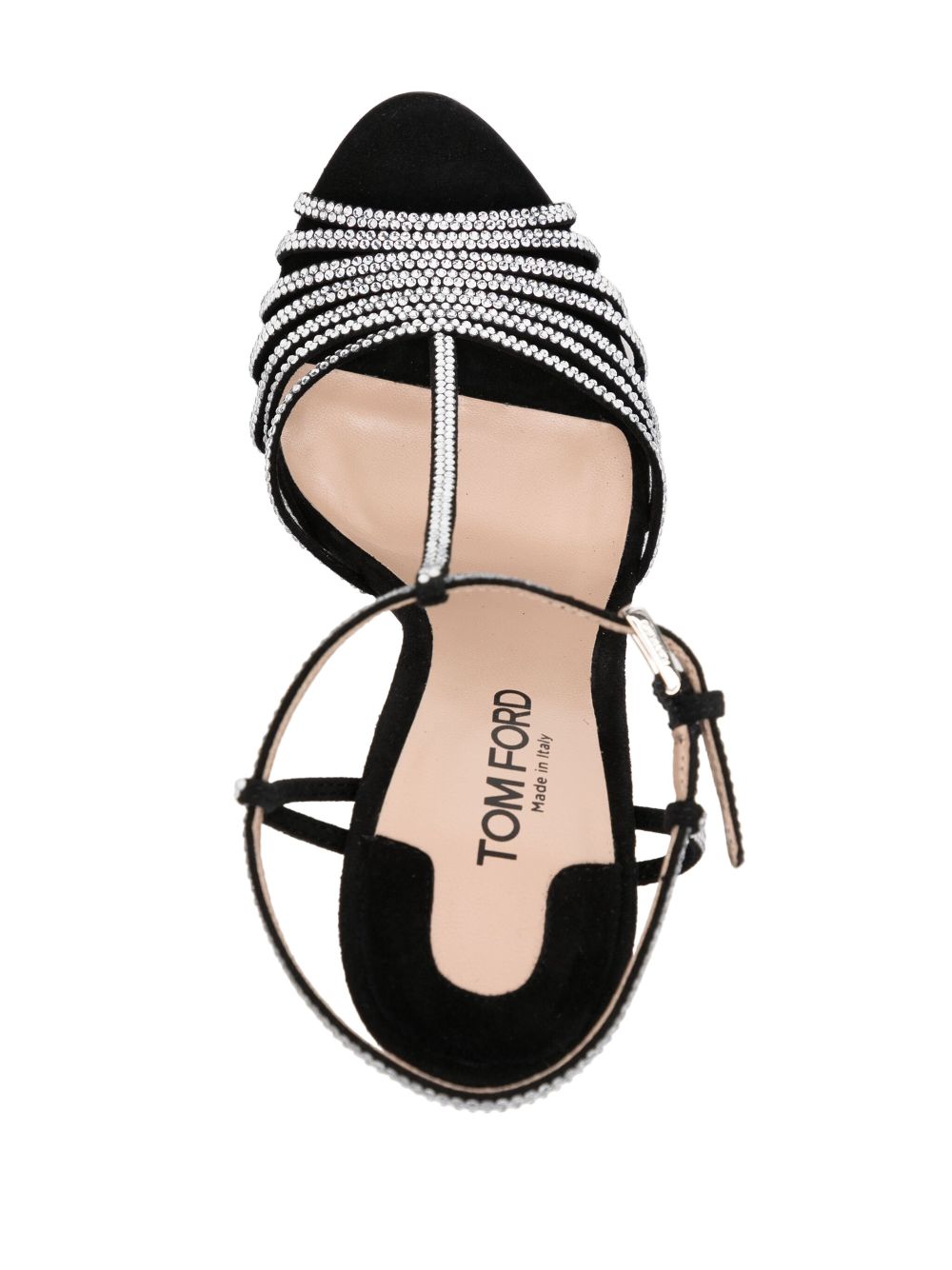 TOM FORD 105mm Jerry sandals Black