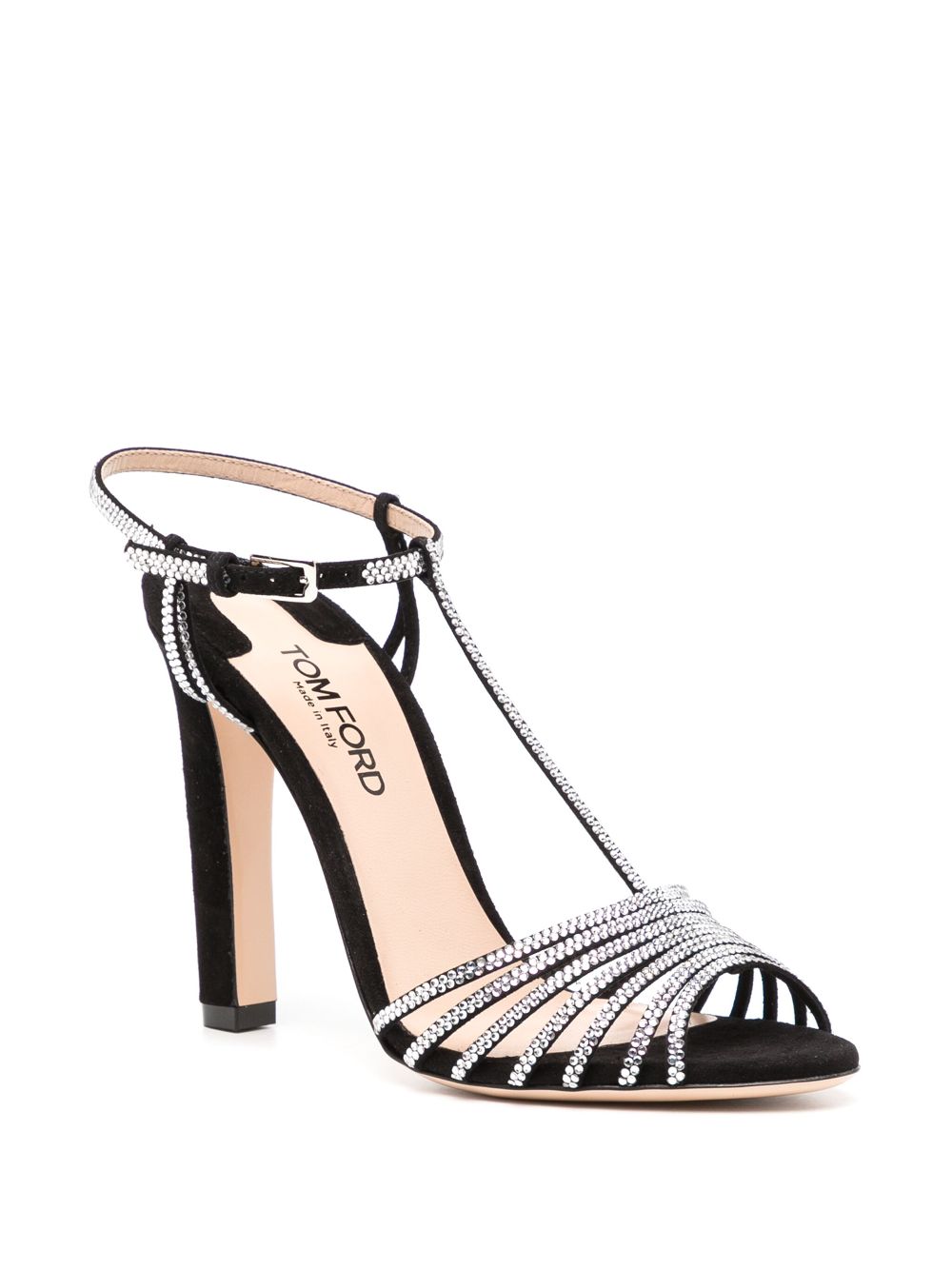 TOM FORD 105mm Jerry sandals Black