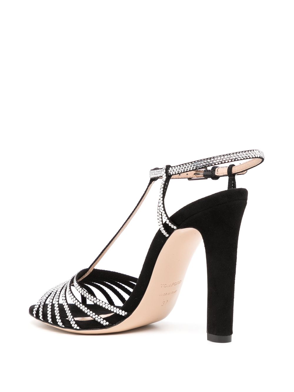 TOM FORD 105mm Jerry sandals Black