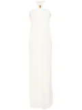 TOM FORD halter neck evening dress - White