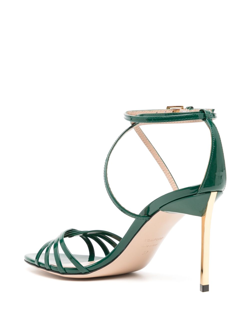 TOM FORD 85mm Ida sandals Green