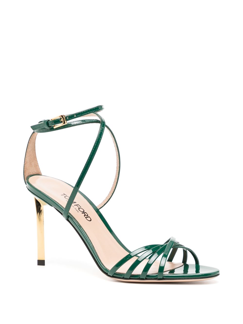 TOM FORD 85mm Ida sandals Green