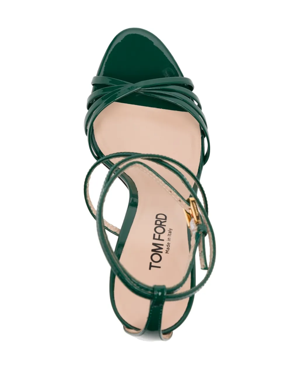 Tom Ford 85mm Ida Sandals In グリーン
