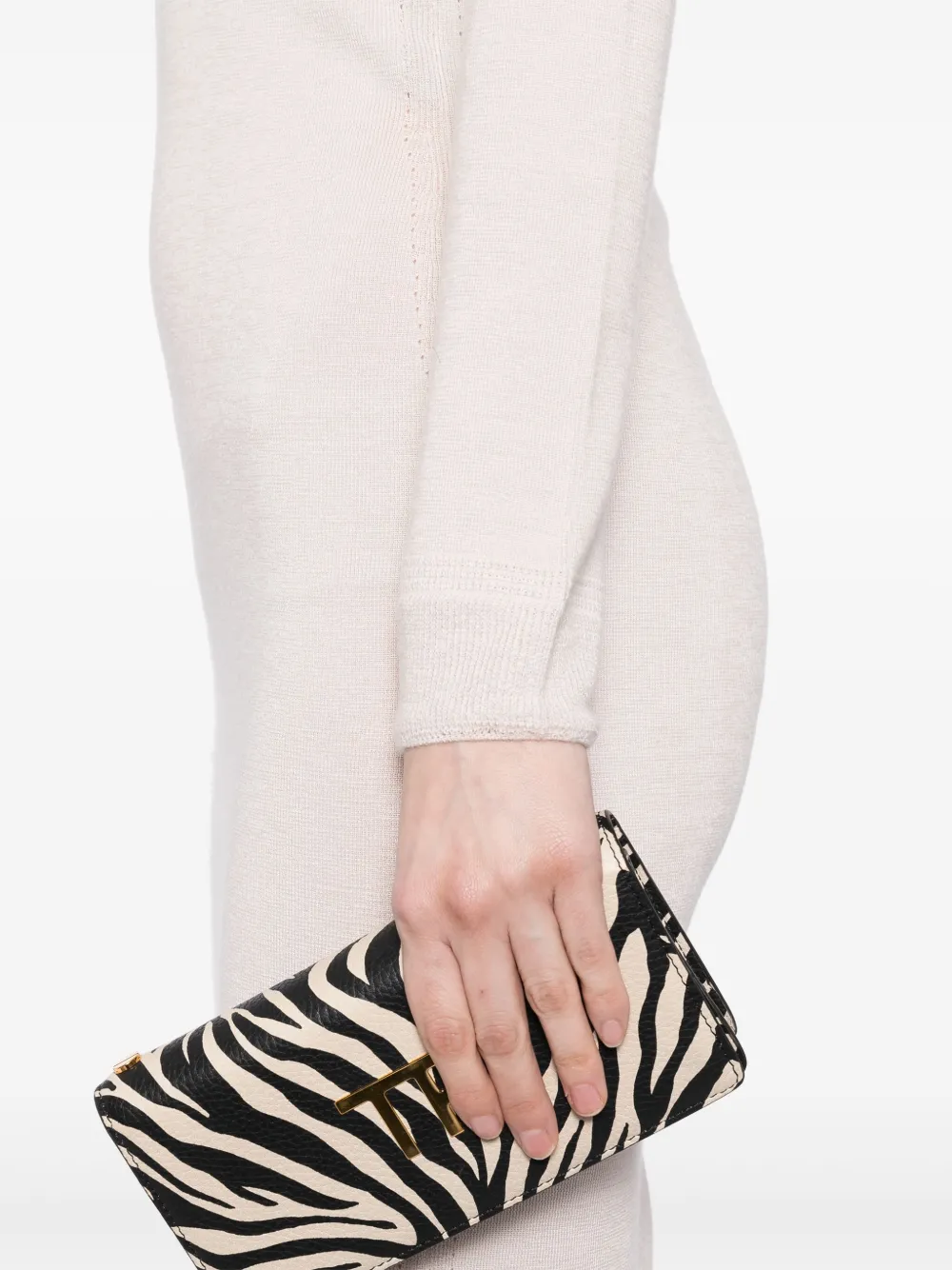TOM FORD Gebreide jurk Beige