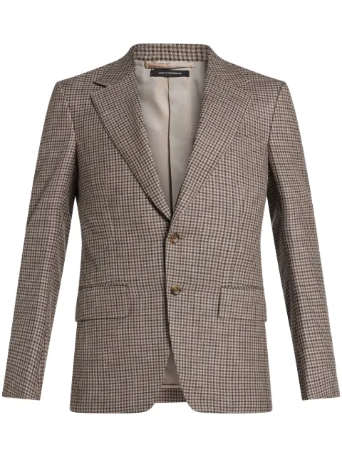 TOM FORD checked blazer 