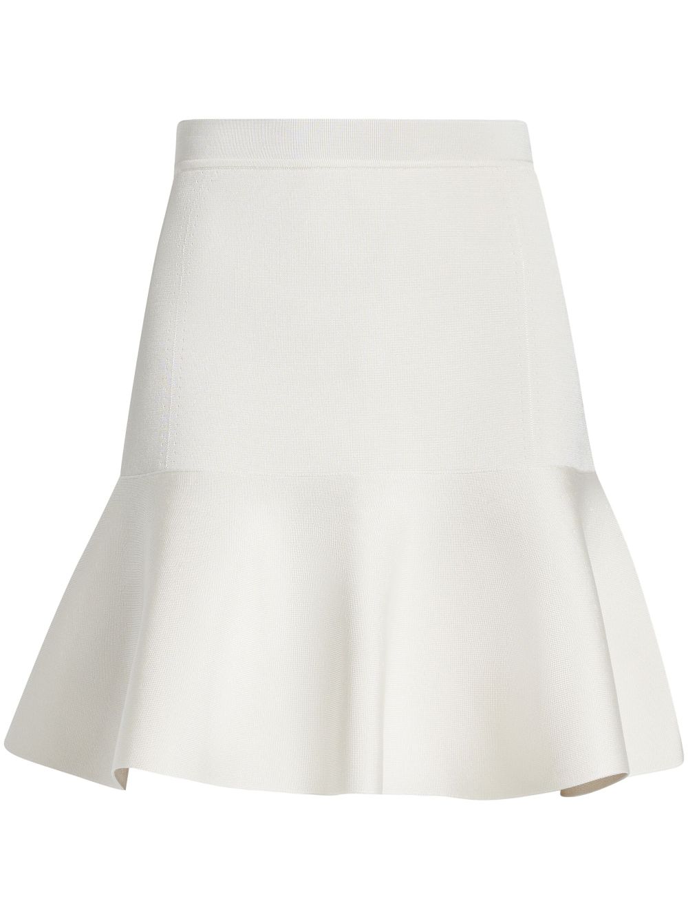 peplum mini skirt