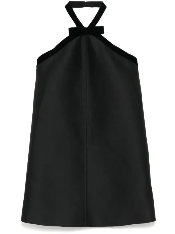 ワンピース TOM FORD DRESSES BLACK Tom Ford - Black Stretch Wool Zip Detail Long Sleeve Dress