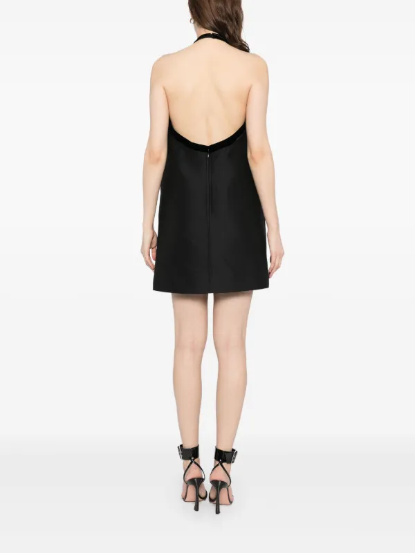 TOM FORD Bow Detail Mini Dress | Black | FARFETCH