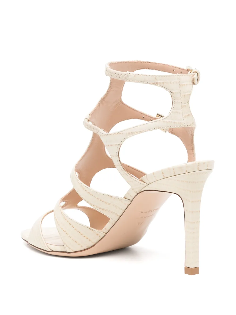 TOM FORD Leren sandalen Beige