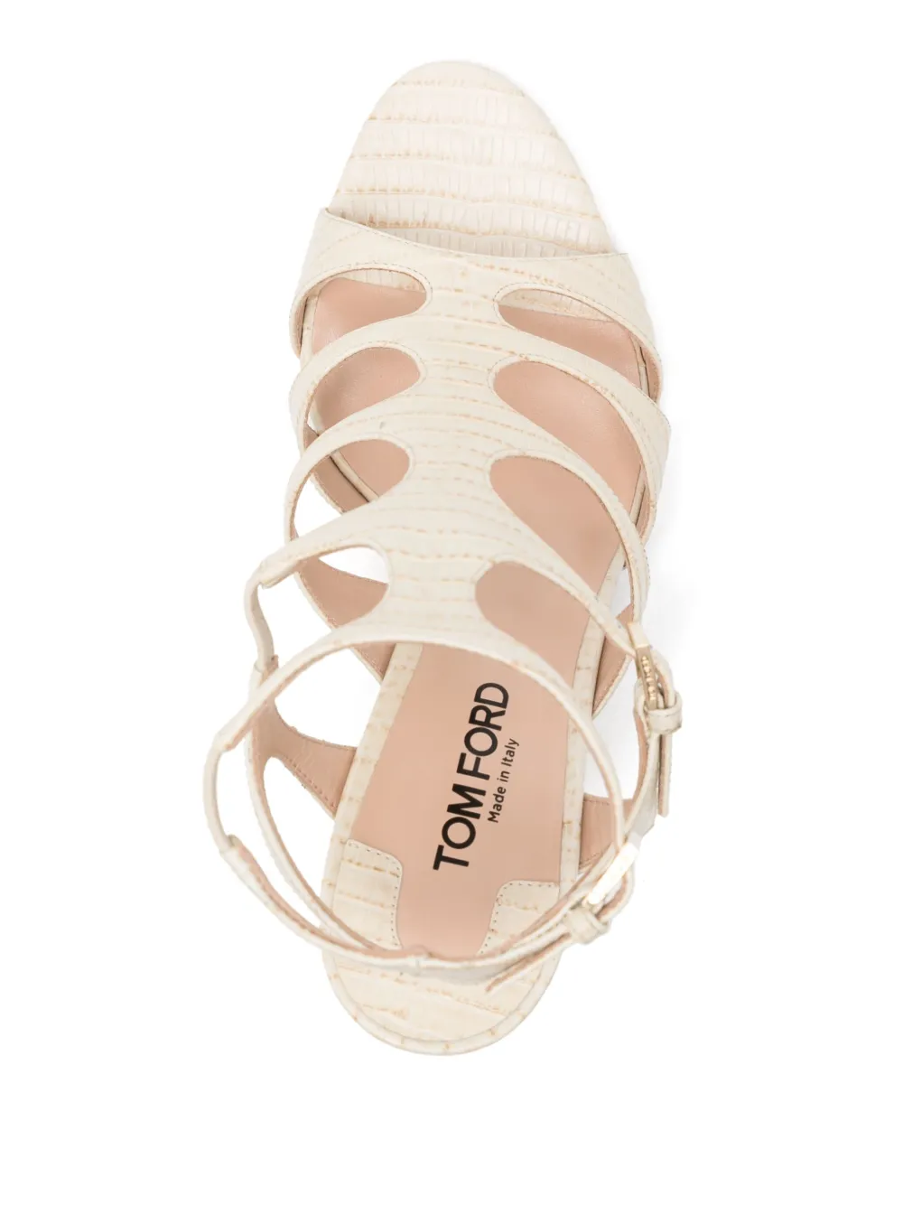 TOM FORD Leren sandalen Beige