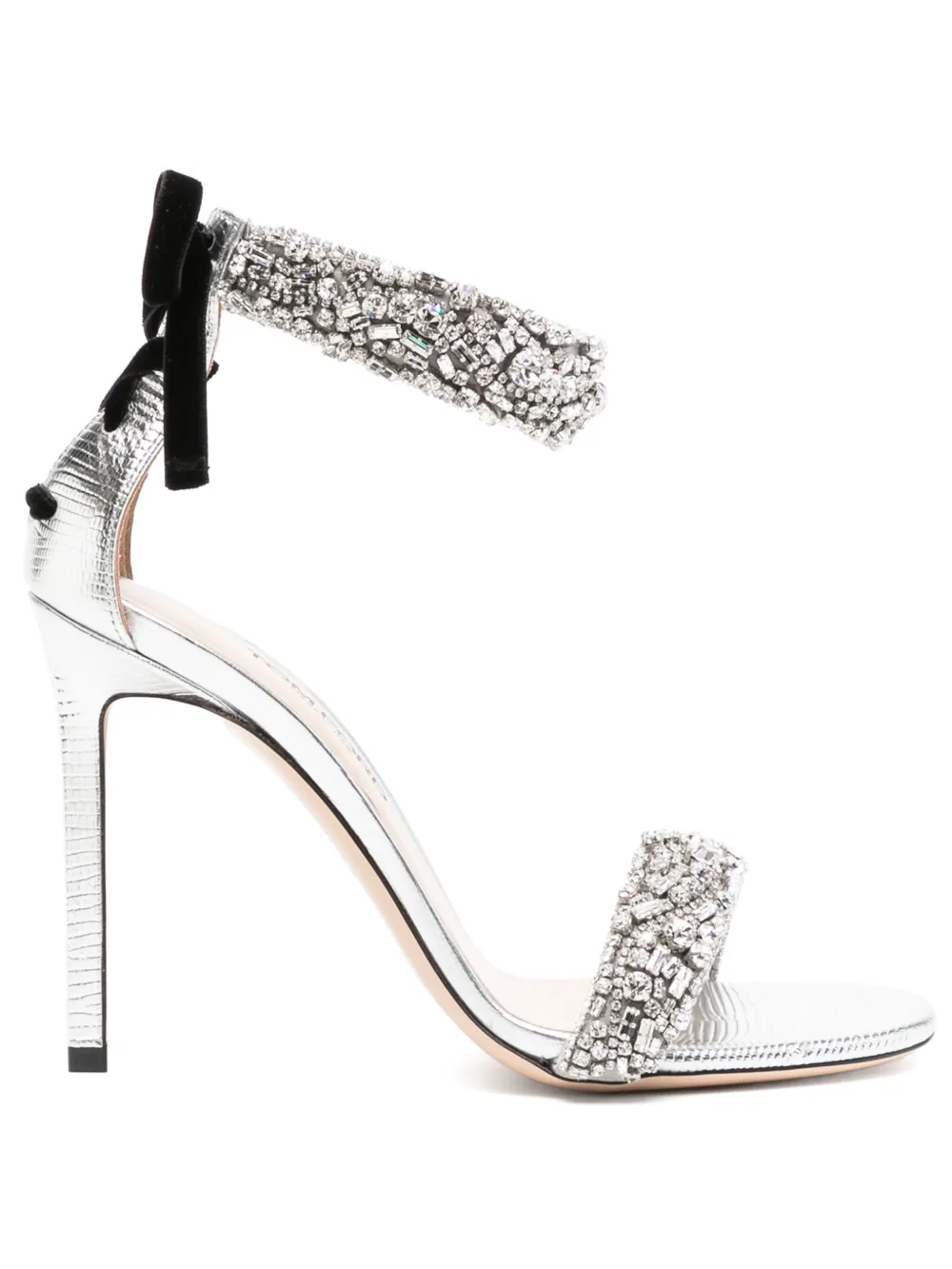 TOM FORD 85mm Edie sandals | Silver | Image 1