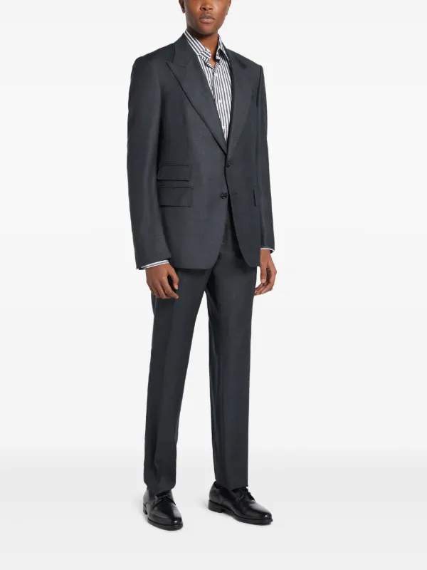TOM FORD single-breasted Suit | Grey | FARFETCH