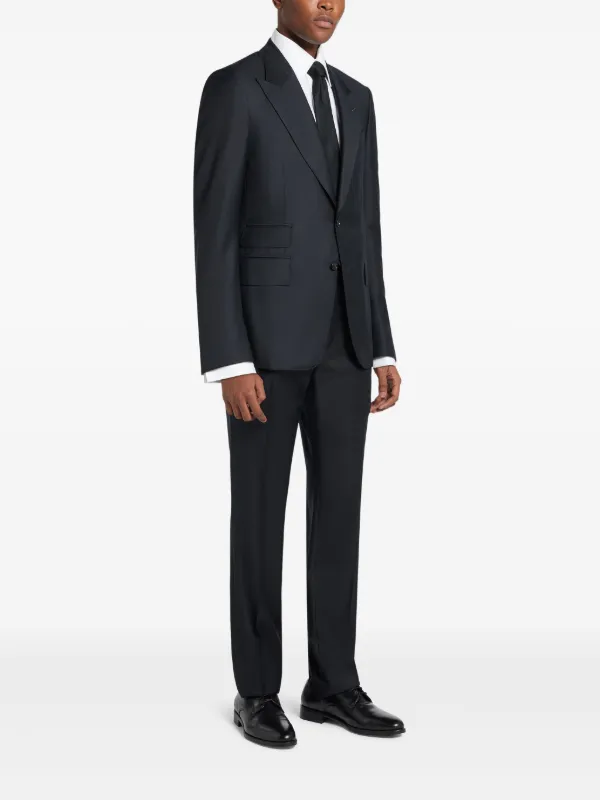 TOM FORD single-breasted Suit | Black | FARFETCH