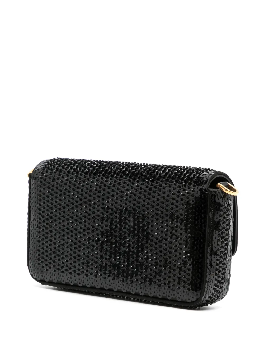 TOM FORD Mini-tas met pailletten Zwart