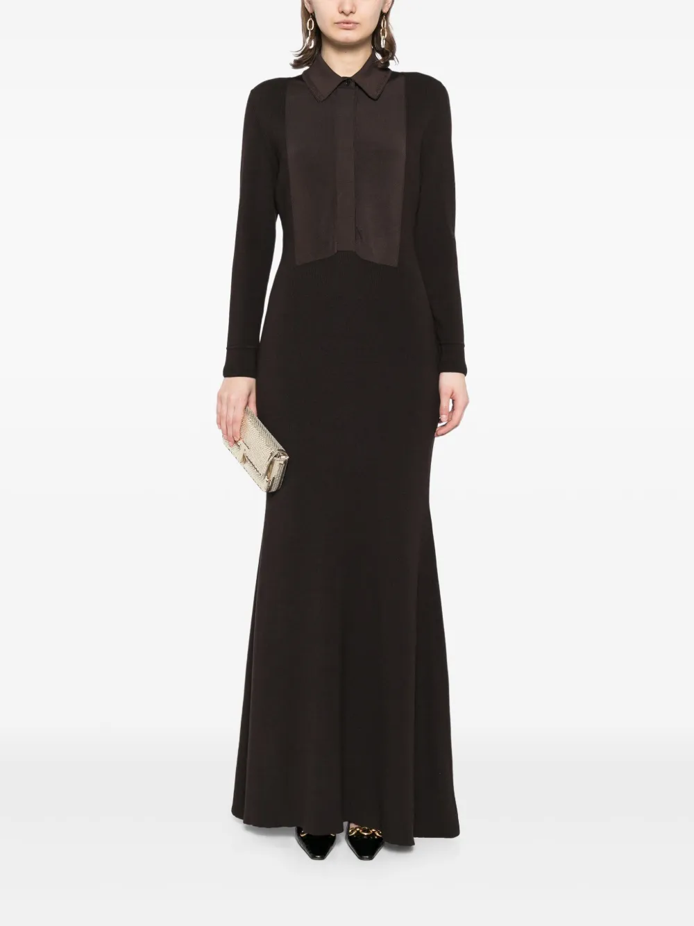 TOM FORD Gebreide jurk - Bruin