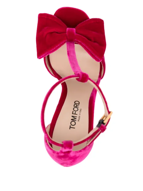 TOM FORD velvet sandals W3339TVE001G - 3