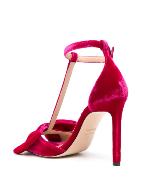 TOM FORD velvet sandals W3339TVE001G - 2