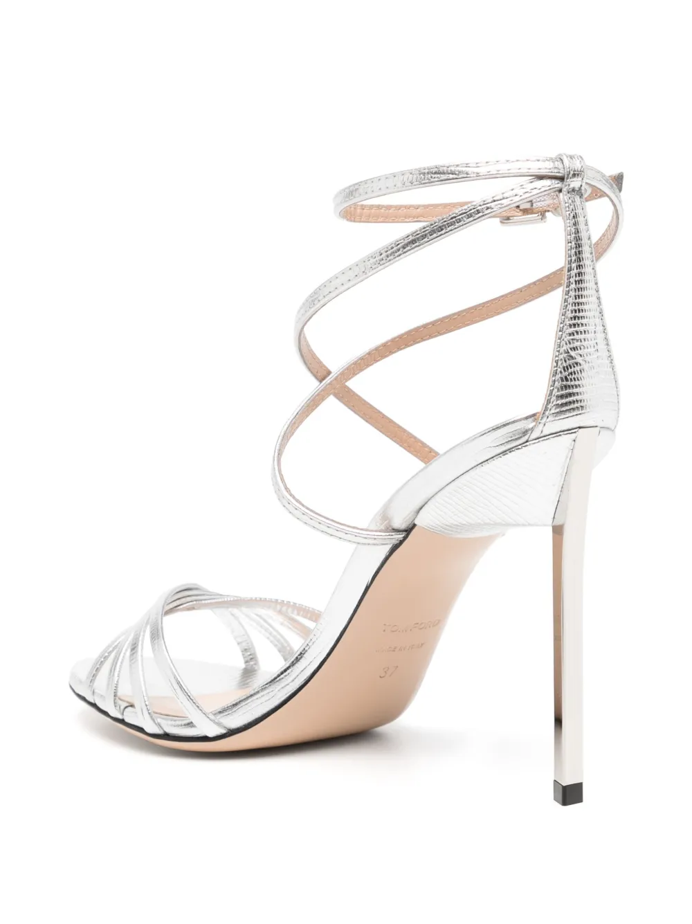 TOM FORD 105mm Ida sandals Silver