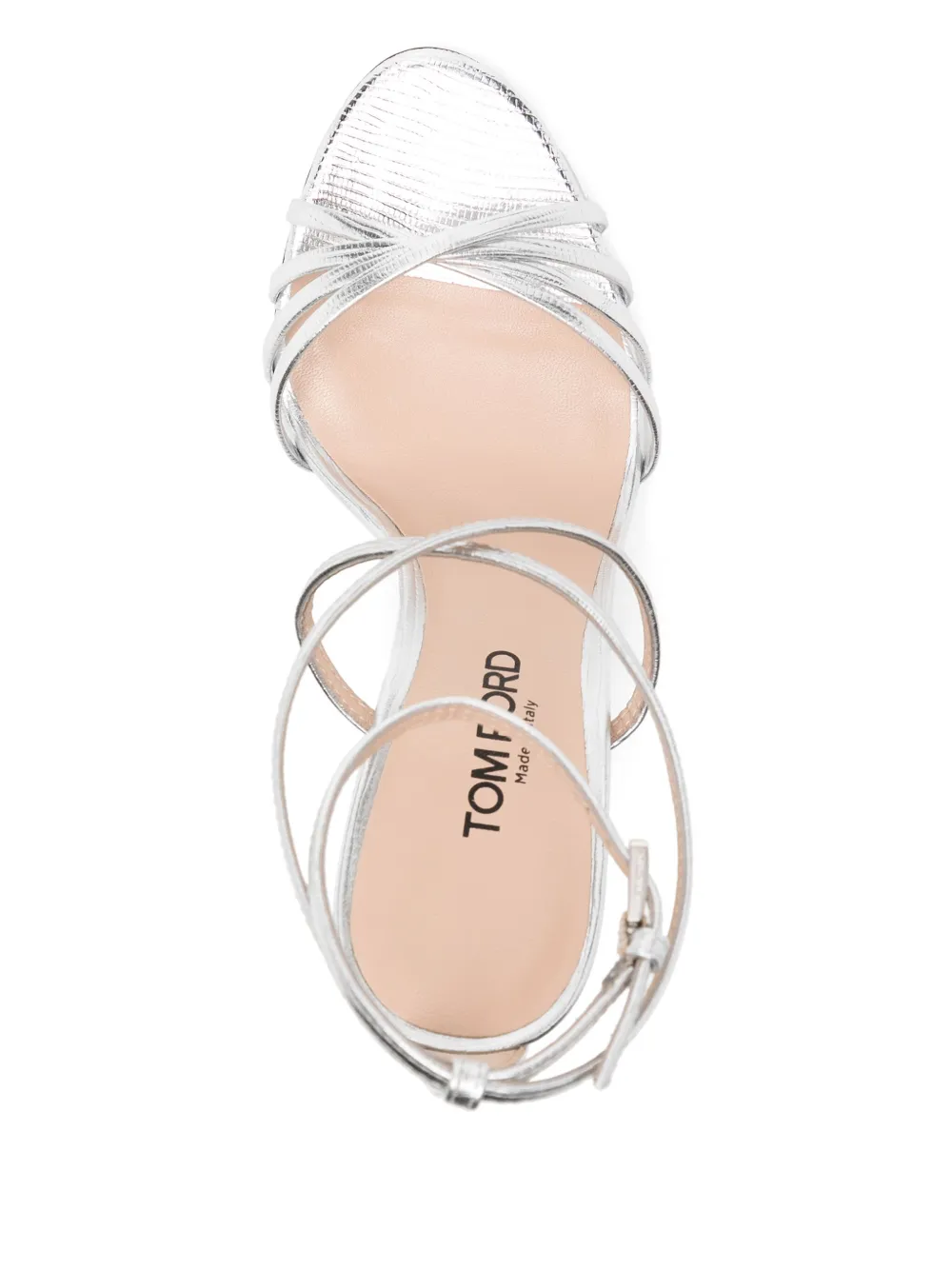 TOM FORD 105mm Ida sandals Silver