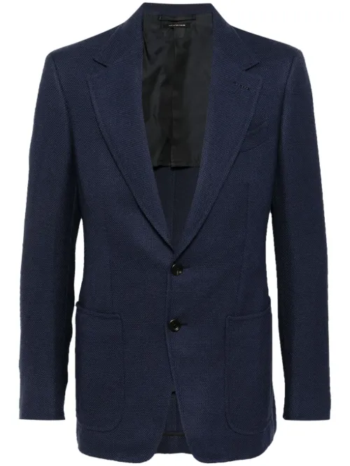 TOM FORD blazer Shelton - Bleu - TOM FORD - Modalova
