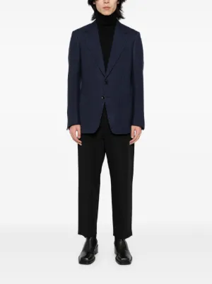 ☆Tom Ford☆ ダブルブレスト テーラード ブレザー☆SALE中 紺ブレザー メンズ ダブルブレスト4x1ボタン 金色メタル風
