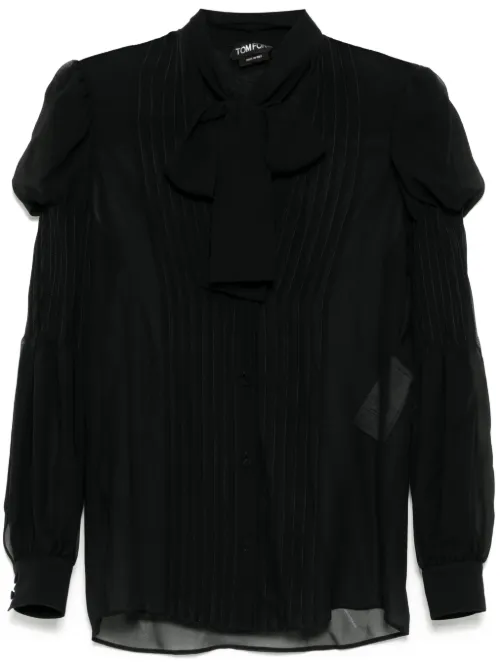Chemise à boutonnière sur le devant - TOM FORD - Modalova