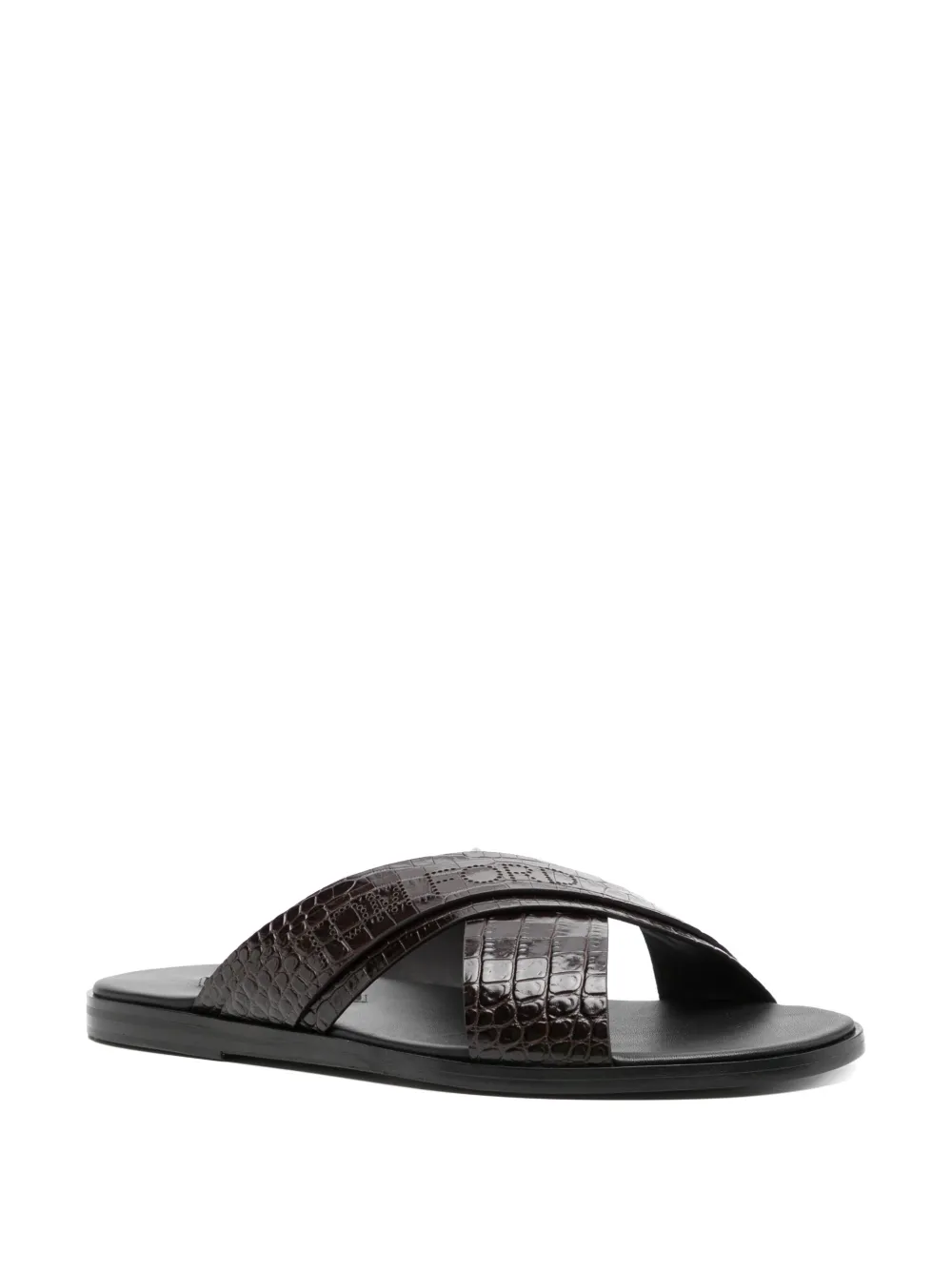 TOM FORD Leren sandalen - Bruin