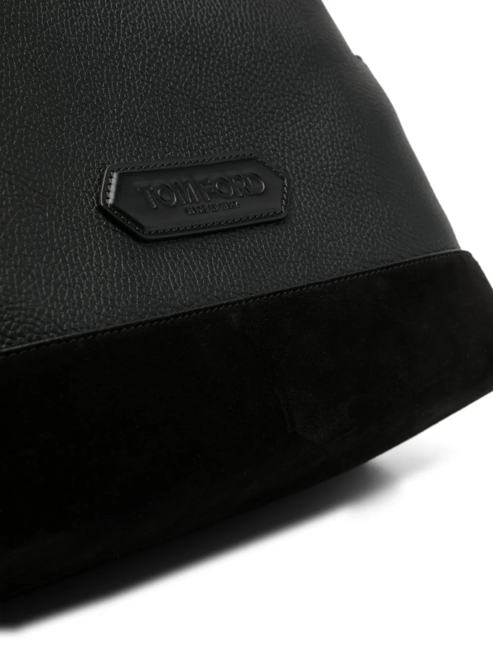 TOM FORD Leren rugzak Zwart
