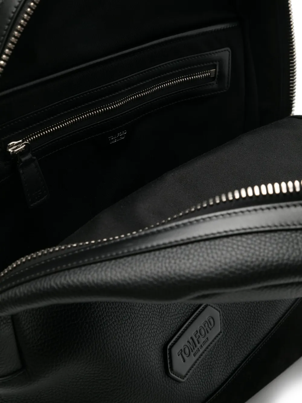 TOM FORD Leren rugzak Zwart