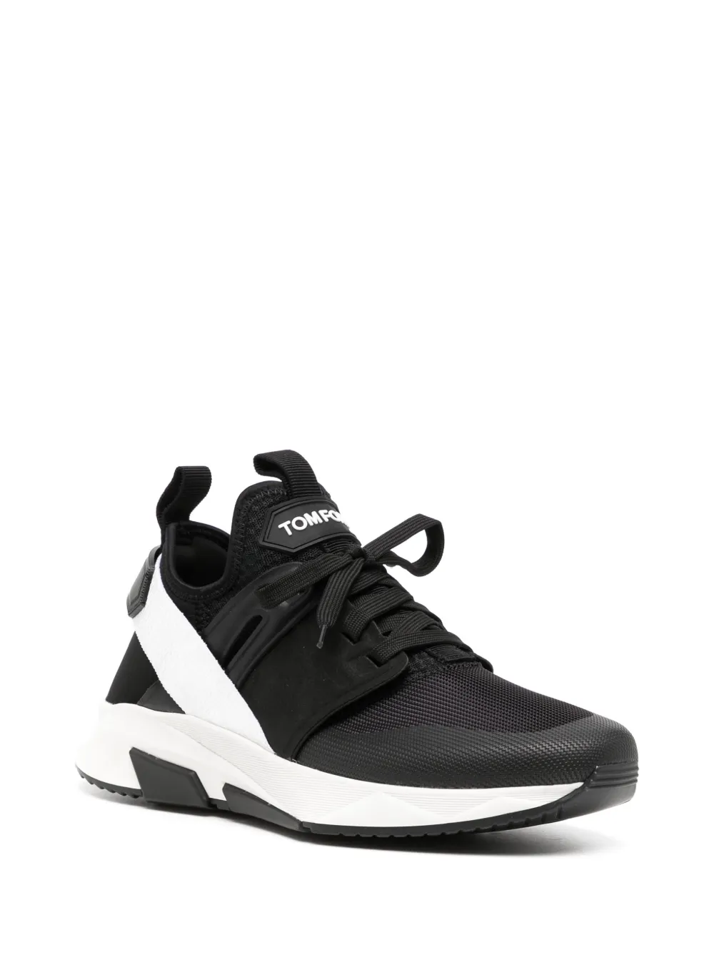 TOM FORD Jago panelled sneakers Black