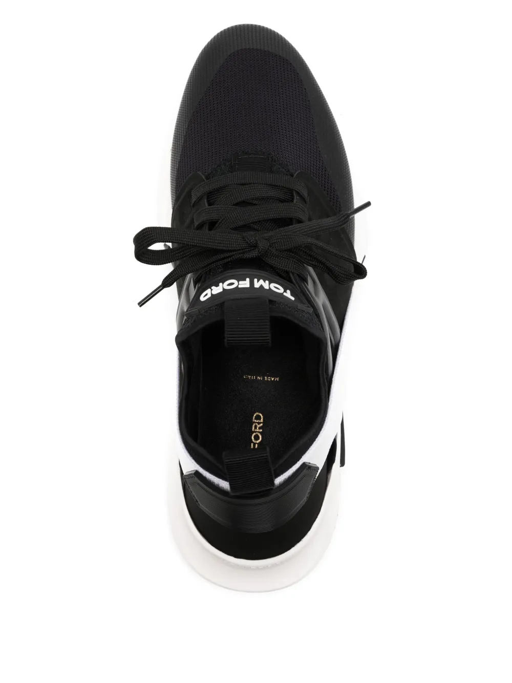 TOM FORD Jago panelled sneakers Black