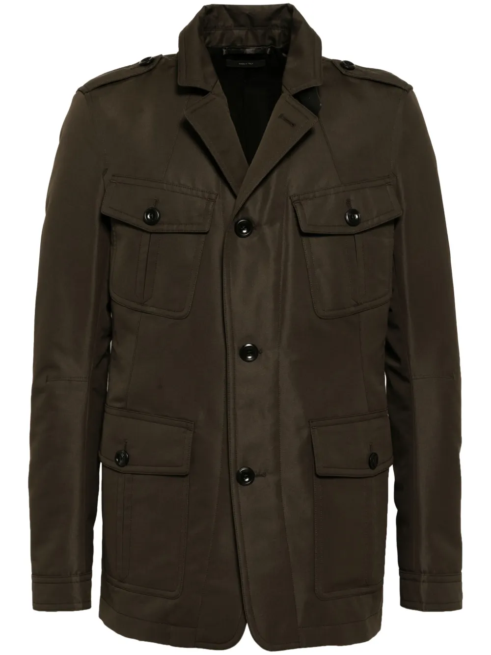 TOM FORD button-up military jacket | Brown | Image 1