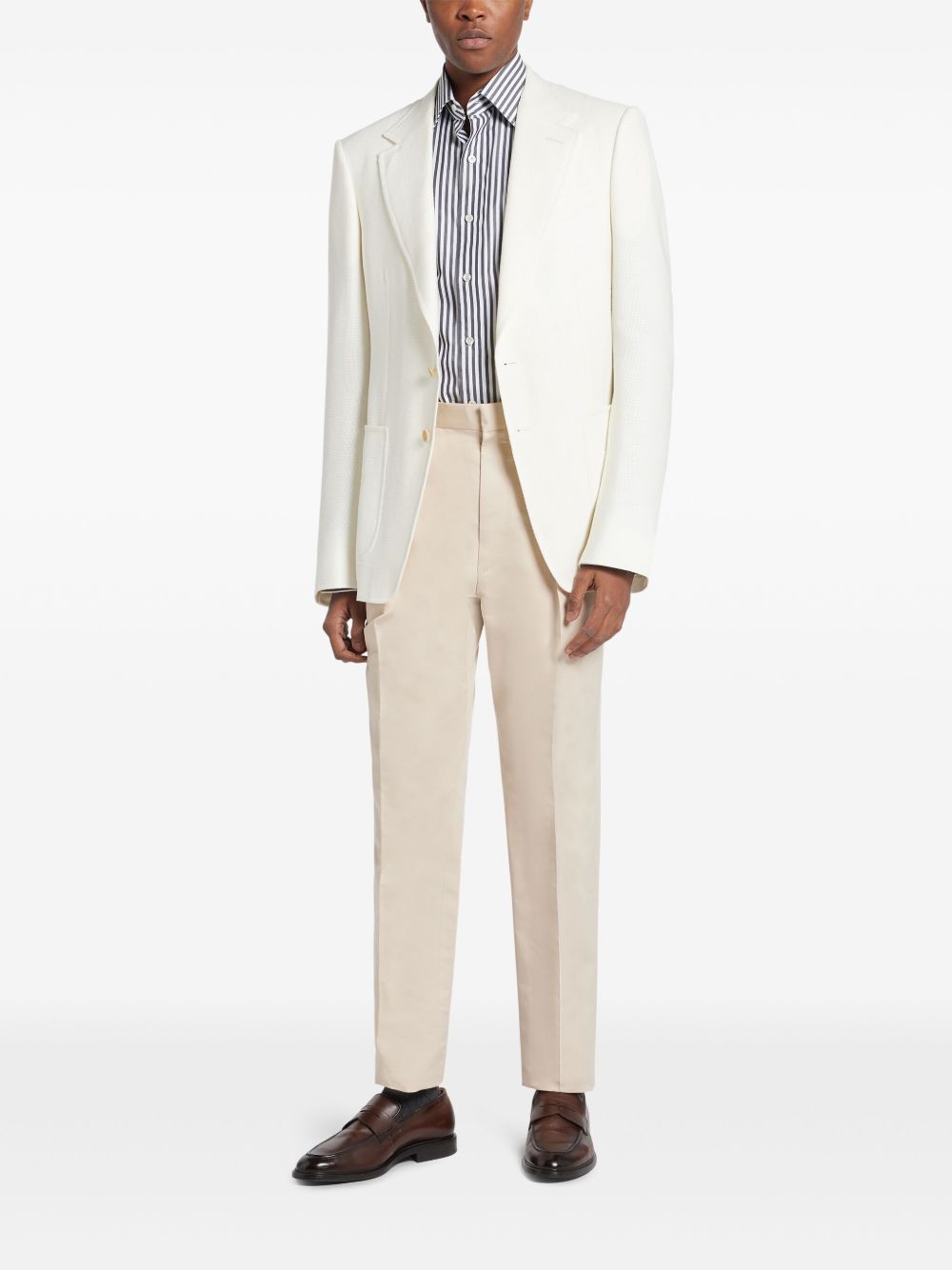 TOM FORD pleated trousers - Neutrals