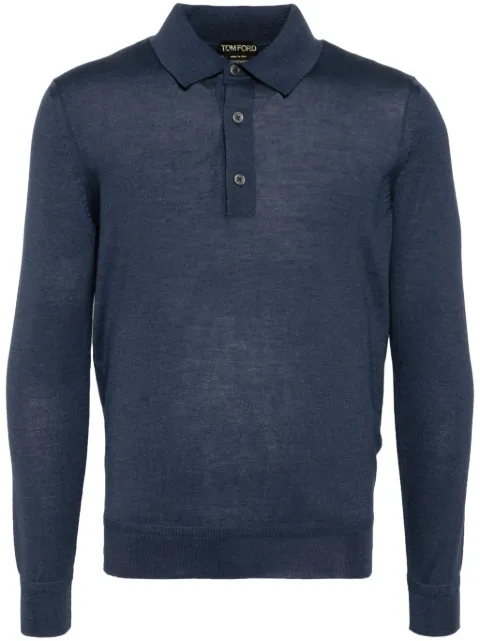 TOM FORD long-sleeved polo shirt