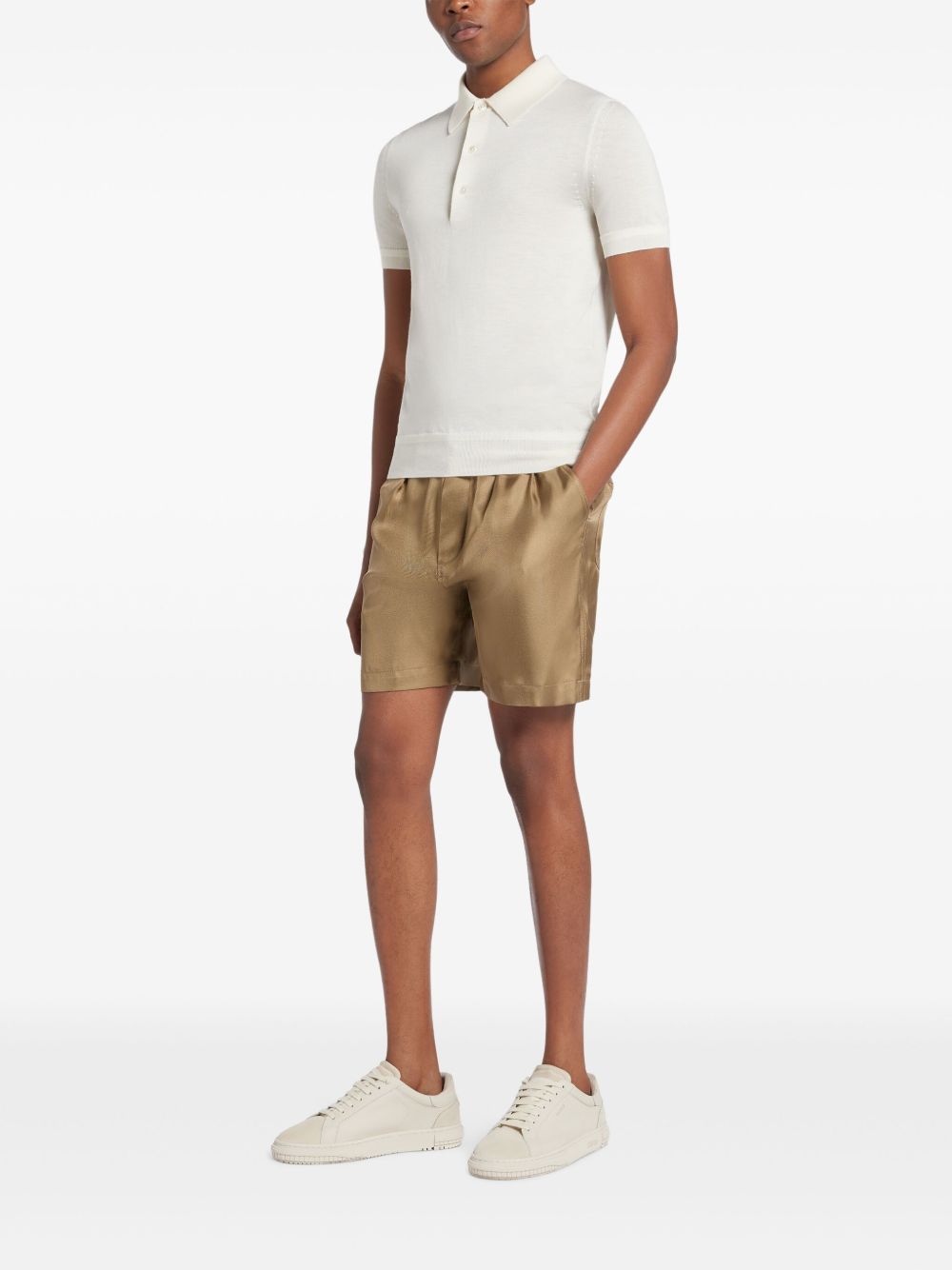 TOM FORD silk shorts - Brown