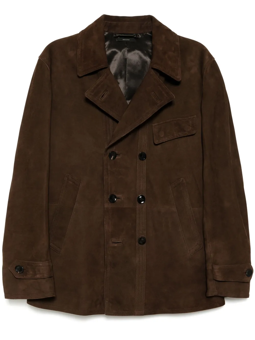 TOM FORD caban en daim | marron | Image 1