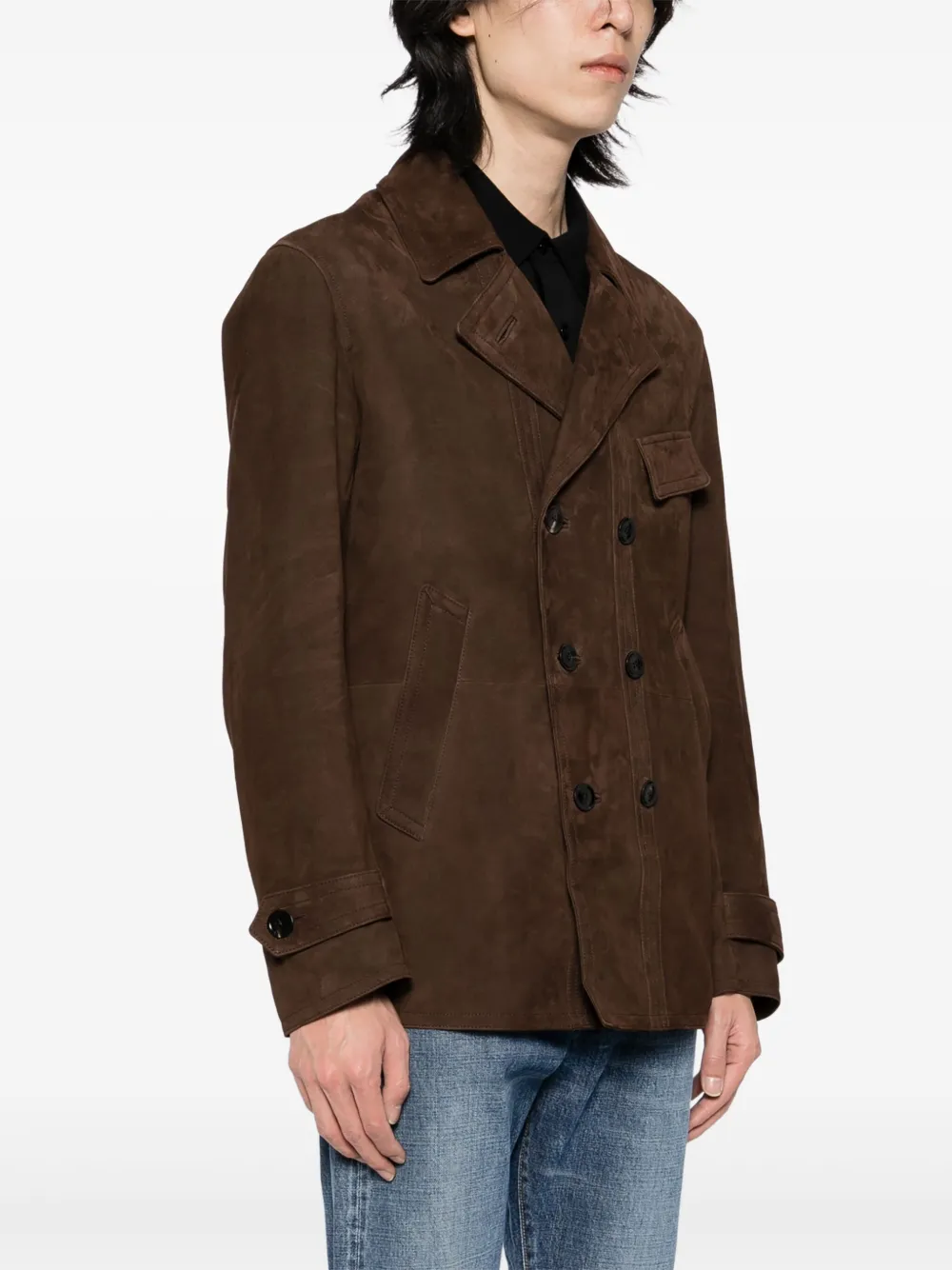 TOM FORD Suède sailorjas Bruin