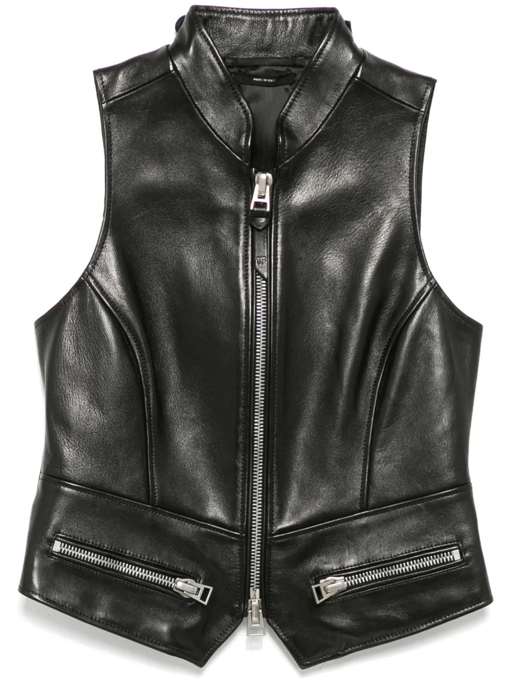 leather waistcoat