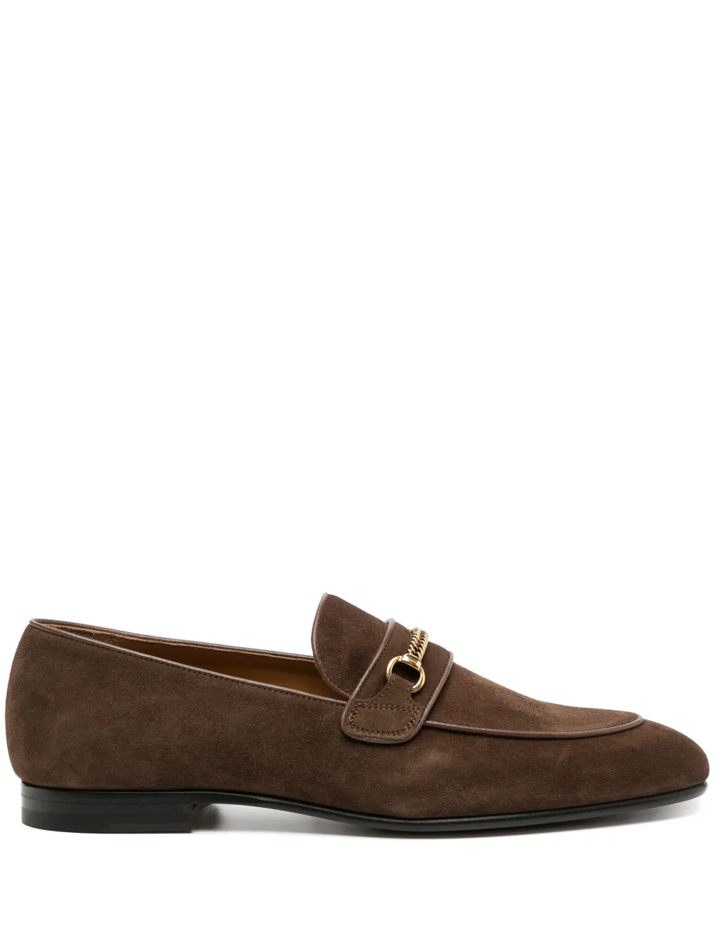 TOM FORD leather loafers Brown