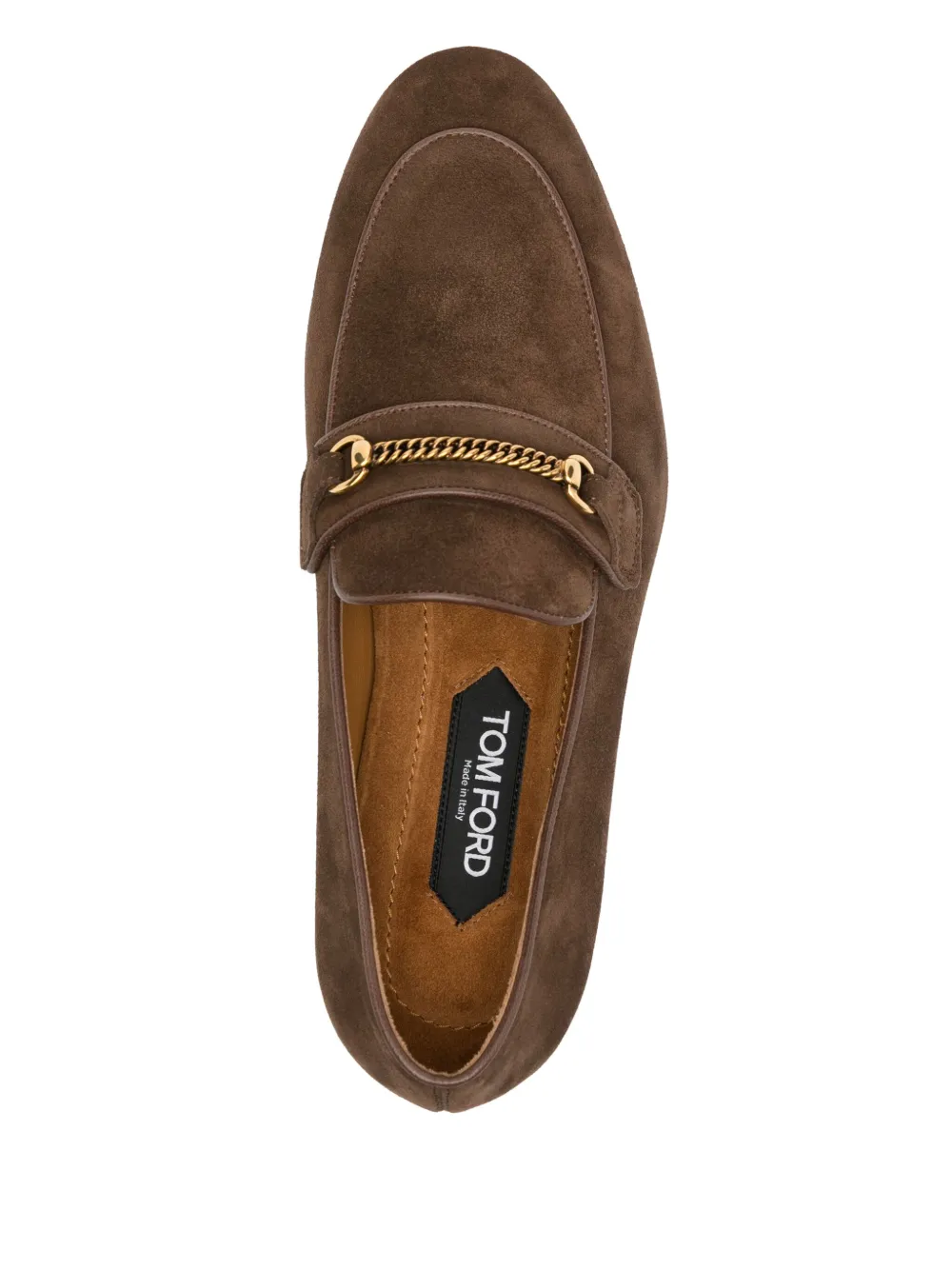 TOM FORD leather loafers Brown