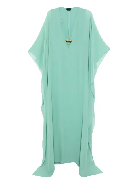 TOM FORD vestido con cuello en V