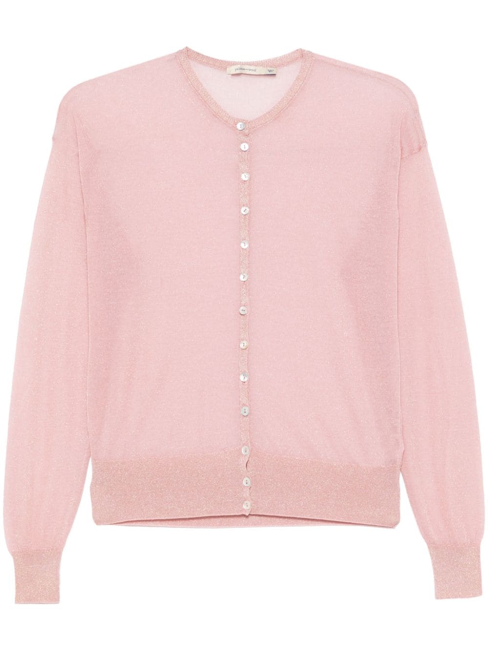 Shop Paloma Wool Metallic-threading Cardigan In Rosa