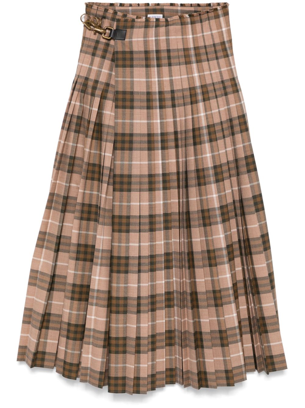 Burberry Vintage Check maxi-rok Bruin