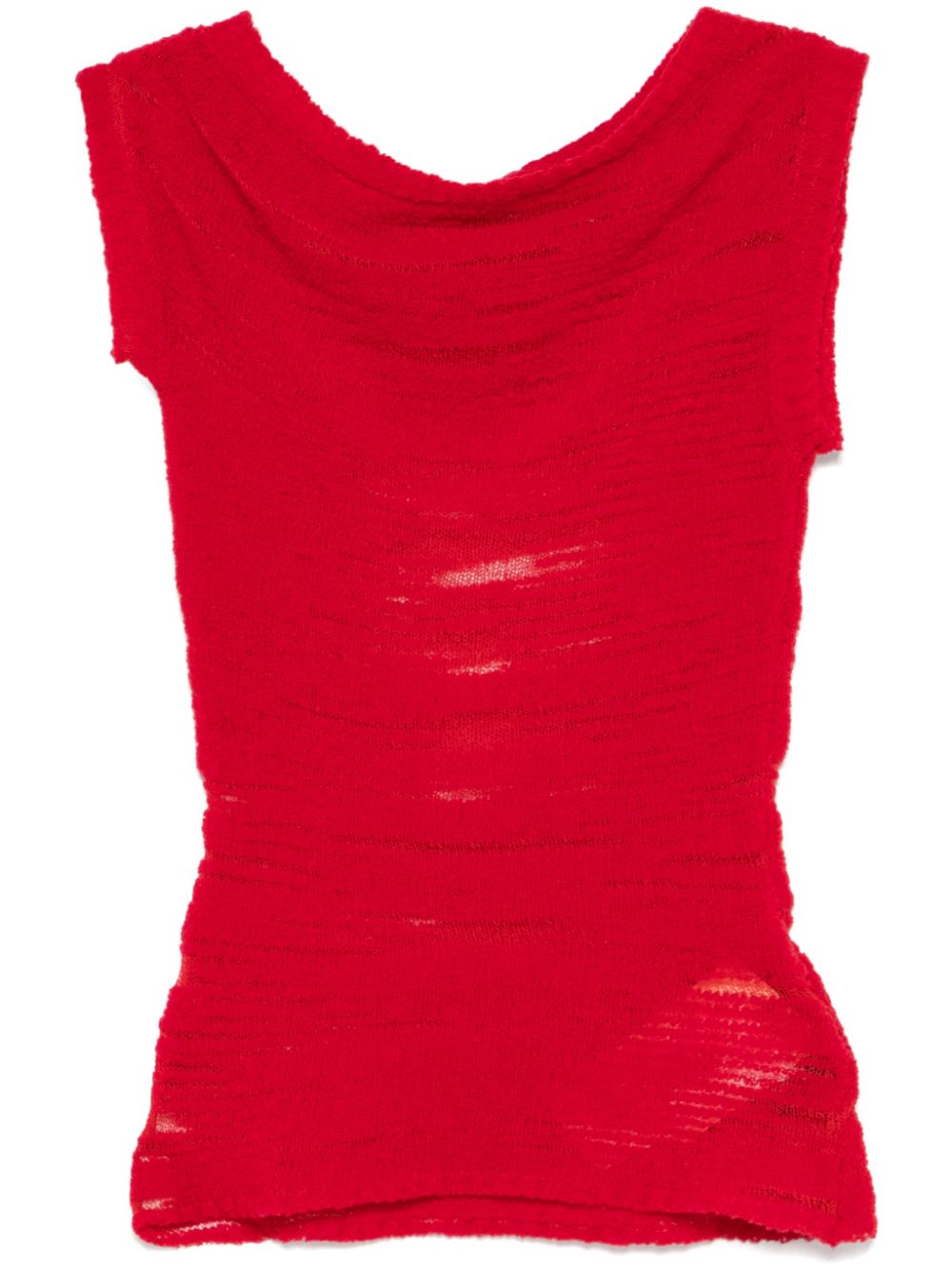 Paloma Wool bouclé top - Red