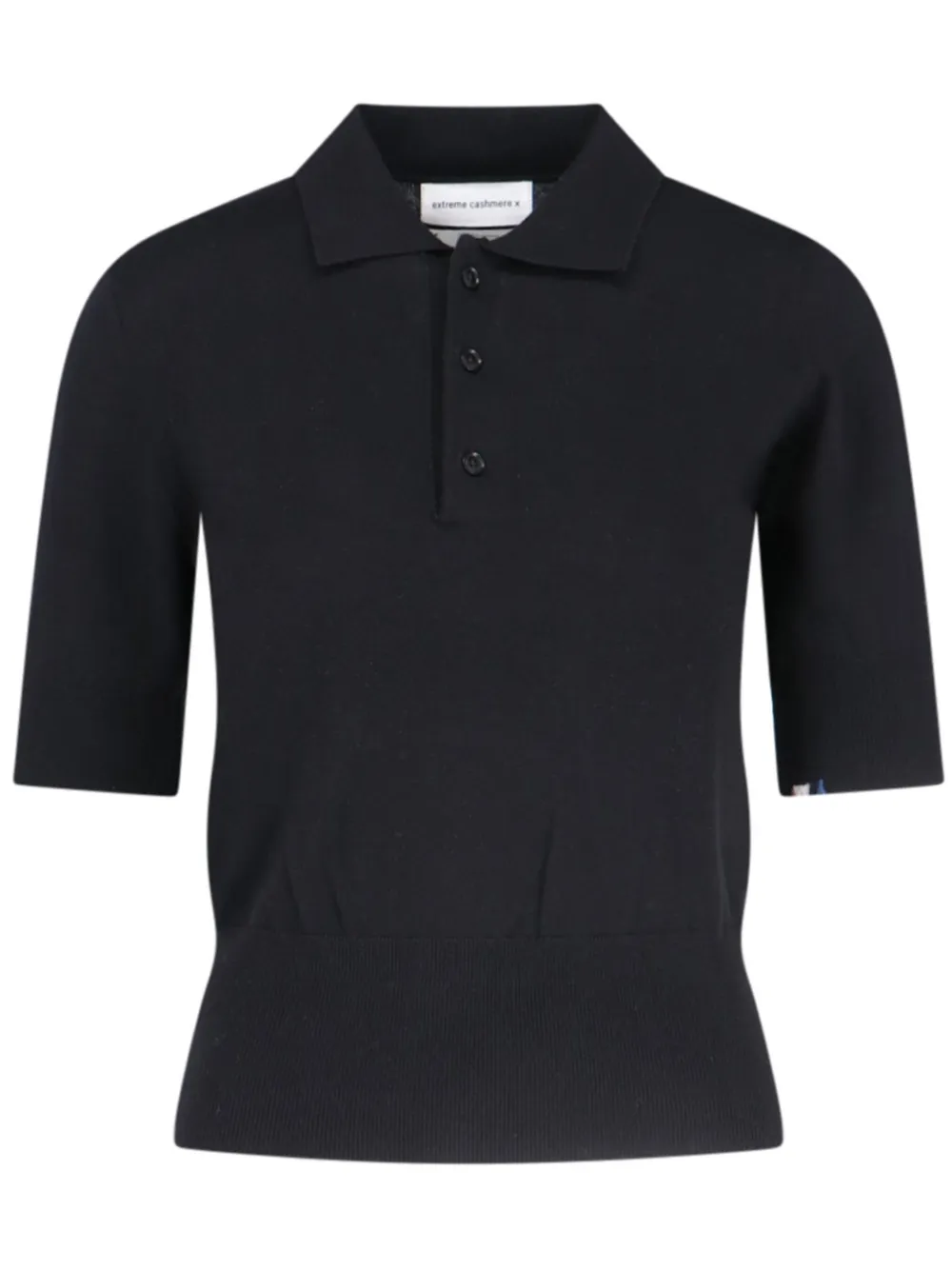 Extreme Cashmere Park Polo Shirt In Black