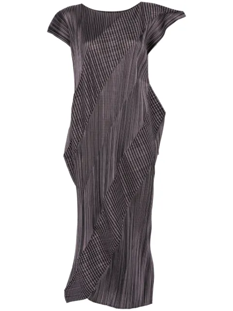 Pleats Please Issey Miyake Cosmic Rays midi dress