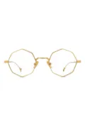 Eyepetizer Donald geometric-frame glasses - Gold