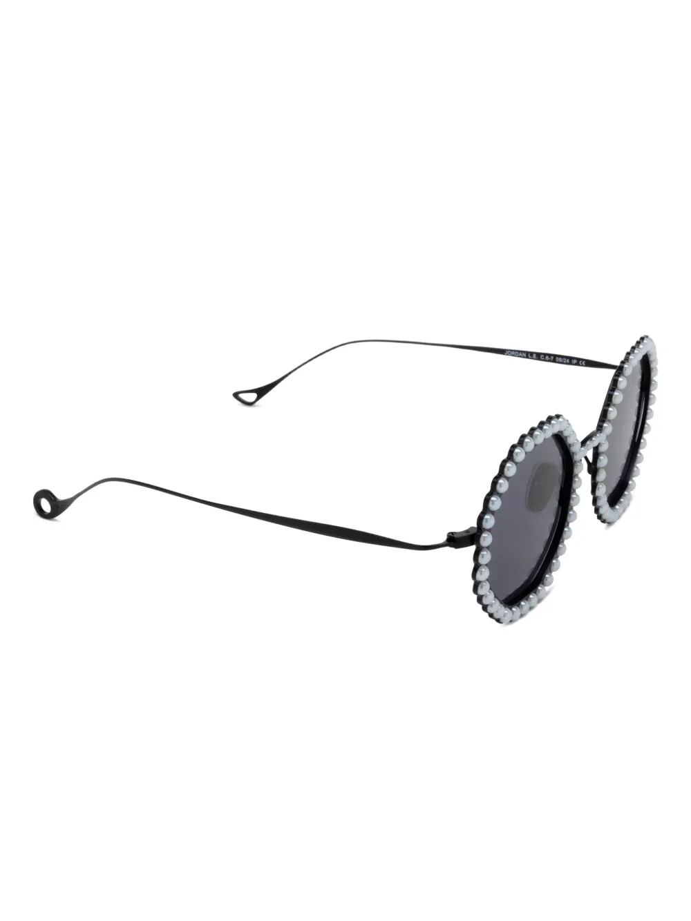 Eyepetizer JORDAN L.E. Black Matt With Pearls Zwart