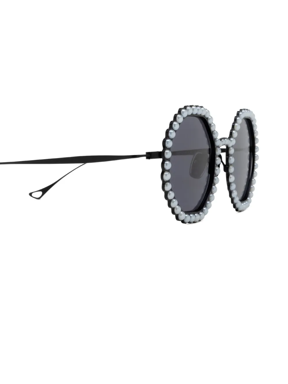 Eyepetizer JORDAN L.E. Black Matt With Pearls Zwart